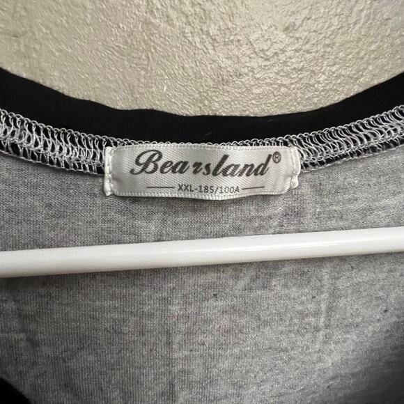 Bearsland Women’s Maternity Nursing Top Short Sleeve Patchwork Breastfeeding Tee - Picture 9 of 13